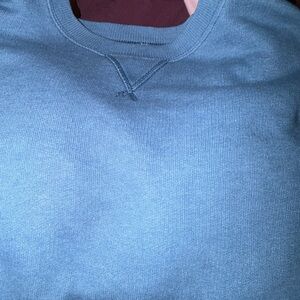 American Eagle Outfitters Teal Crewneck Sweater